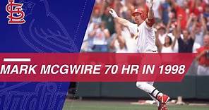 Watch all of Mark McGwire's 70 homers from 1998