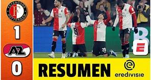 FEYENOORD y SANTIAGO GIMÉNEZ consiguen la victoria por 1-0 ante AZ en durísimo partido | Eredivisie