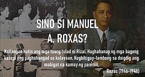 MANUEL ROXAS : IKALIMANG PANGULO NG PILIPINAS | HULING PANGULO NG COMMONWELT | HISTORY RESEARCHER PH
