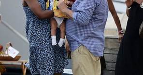 George Lucas and Mellody Hobson Step Out With Baby Daughter