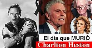 El día que MURIÓ Charlton Heston - Hechos sobre su MUERTE que todavía nos asustan hoy