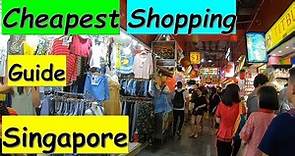 Cheap shopping in Singapore | budget shopping | cheapest street Shopping @TravelNatureRitwick