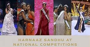 Harnaaz Sandhu's BEST Moments on Stage During National Competitions! | Miss Universe