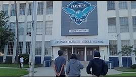 My first visit to Alexander Fleming Middle School after graduating here three decades ago