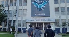My first visit to Alexander Fleming Middle School after graduating here three decades ago
