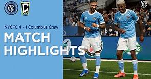 Match Highlights | NYCFC 4-1 Columbus Crew
