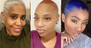 50 Ultra-Cool Bald Shaved Hairstyles for Black Women | Very Short and Sexy Haircut/Hairstyle | Wendy