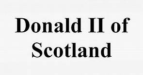 Donald II of Scotland