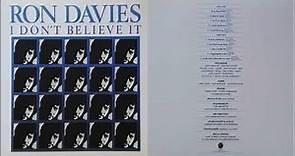 Ron Davies - I Don't Believe It [Full Album] (1978)