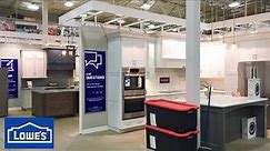 LOWE'S KITCHENS KITCHEN APPLIANCES REFRIGERATORS STOVES SHOP WITH ME SHOPPING STORE WALK THROUGH