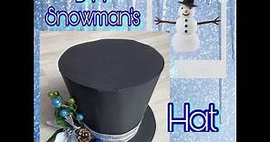 DIY Snowman's Hat
