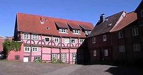 Die romantische Altstadt von Lauenburg an der Elbe in Schleswig-Holstein bei Hamburg