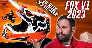 Review casco FOX V1 2023. Casco de motocross SUPERVENTAS 🔥