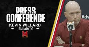 Maryland Men's Basketball | Head Coach Kevin Willard Weekly Press Conference | January 10, 2023