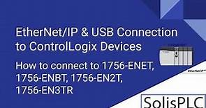 PLC Programming - ControlLogix 1756-ENET ENBT EN2TR EtherNet IP Setup Troubleshooting