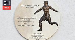 Emléktáblát kapott Zsengellér Gyula, minden idők legjobb újpesti focistája | 24.hu
