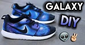 How To: Galaxy Your Shoes (No Airbrush) | Full Roshe Run Custom Tutorial Timelapse