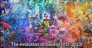 The evolution of Disney (1937-2023)