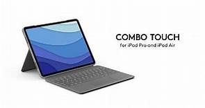 Custodia con tastiera Logitech Combo Touch per iPad Pro e iPad Air - Oxford Grey e Sand it