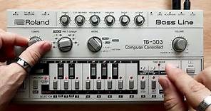 Roland TB-303 Bass Line In Action