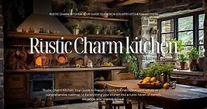 Rustic Charm Kitchen: Your Guide to French Country Kitchen Makeovers