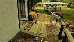 Building my 12x16 Shed Workshop from Start to Finish: Building Shed Ramp