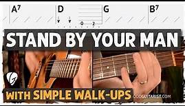 Master Easy 7th Chords With This Country Classic! "Stand By Your Man" Guitar Tutorial