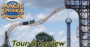 Magic Springs Theme Park Tour & Review with The Legend
