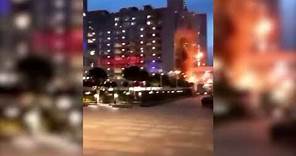 Alleged Ukrainian drone explodes near Moscow building