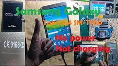 Samsung Tab S No Power Not Charging