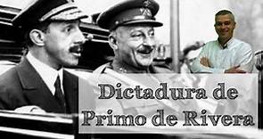 Evolución y características de la dictadura de Primo de Rivera