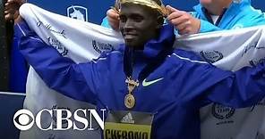 Kenya's Lawrence Cherono wins men's Boston Marathon