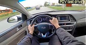 2019 Hyundai Sonata (2.0 AT) POV Test Drive