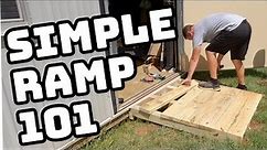 BUILD a SHED RAMP | BUDGET Ramp | EASY DIY Ramp