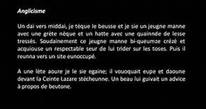 Raymond Queneau - Exercices de Style - AUDIO & TEXTES