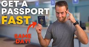 Get Your U.S. Passport FAST | Quick Guide (Renewals & Applications)