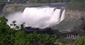 Falls View from Fallsview Boulevard - Niagara Falls, Ontario