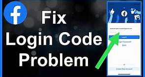How To Fix Facebook Login Code Problem