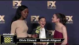 Olivia Edward & Hannah Alligood | 2020 FX TCA | Red Carpet