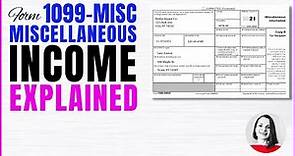 Tax Form 1099-MISC Explained || Rent, Royalty, Prizes Income