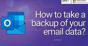 How to Take a Backup of your Emails in Outlook? | Microsoft Outlook Tutorial | Microsoft 365