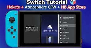 How to install Atmosphère CFW, Hekate, and Homebrew | Switch 18.0.0 TUTORIAL