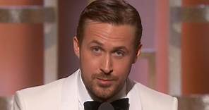 Ryan Gosling Dedicates Golden Globe Win to Eva Mendes in Touching Speech-- Watch!