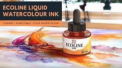 Using Ecoline Liquid Watercolour Inks