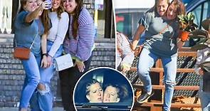 Conjoined twins Abby and Brittany Hensel spotted out after wedding to army vet Josh Bowling — see the ring