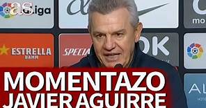 JAVIER AGUIRRE, momentazo con un PERIODISTA en ESPAÑA | AS