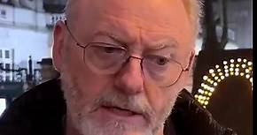 Actor Liam Cunningham took part in Palestine protest outside the Dáil last night | Irish Independent