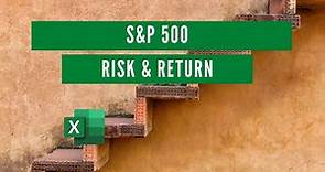 S&P 500 Risk and Return - 50 Years of Historical Returns