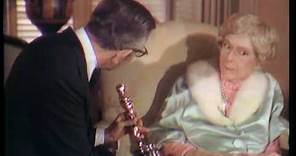 Mary Pickford receiving an Honorary Oscar®