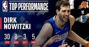 Dirk Nowitzki Drops 30 Points in FINAL Home Game | April 9, 2019